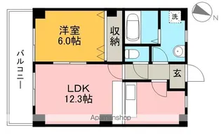 ミール【4階】の間取り