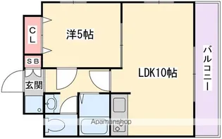 M’PLAZA香里壱番館【2階】の間取り