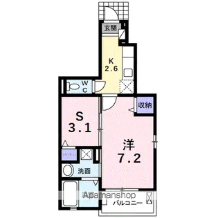ドリームふしみ【1階】の間取り