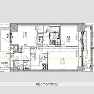 SーRESIDENCE王子NORD【11階】の間取り