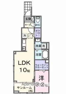 ブラン【1階】の間取り