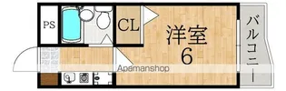 シティパレス富雄北【3階】の間取り