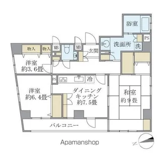 YSビル【3階】の間取り
