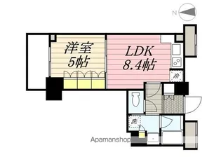 パークアクシス上野三丁目【10階】の間取り