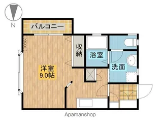 メゾンアルファ【102号室】の間取り