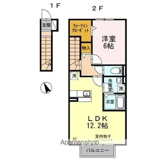 ル・レーヴ【2階】の間取り