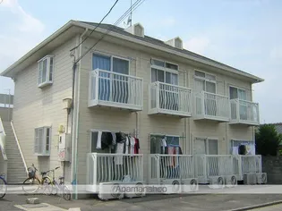 岡山県岡山市北区北方1丁目【アパート】の外観