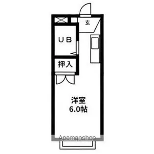 川本マンション【2階】の間取り