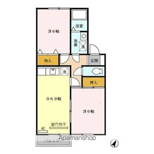 ハイム美須【1階】の間取り