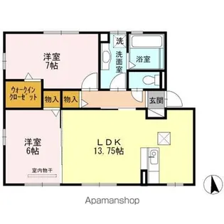フォレスタ B【1階】の間取り