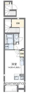 レオネクストピースフルコートⅡ【203号室】の間取り