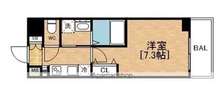 MIEUXPRES北浜(ミュプレ)【9階】の間取り