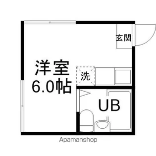 メゾン徳吉【202号室】の間取り