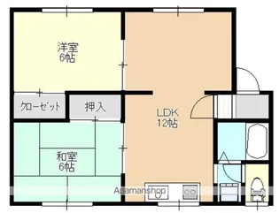 グリーンコーポ・フェリシア【1階】の間取り