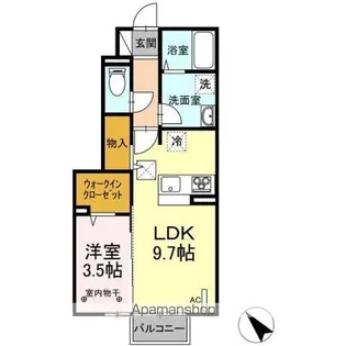 アベリア358Ⅱ【1階】の間取り