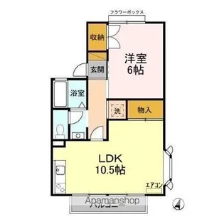 ハイムルミエール【1階】の間取り