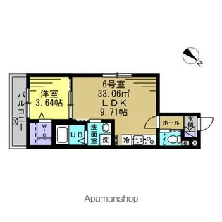 AJ幕張【1階】の間取り