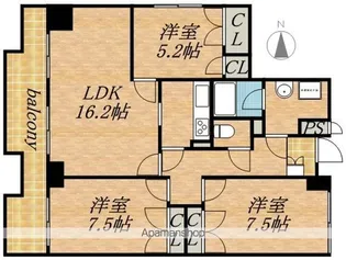 リージェントブランドビル【8階】の間取り