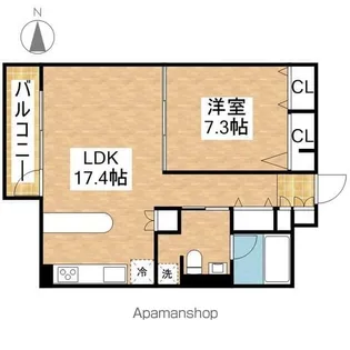 レジディア東桜Ⅱ【9階】の間取り