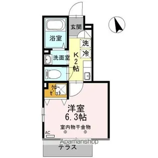 萌木庵【1階】の間取り