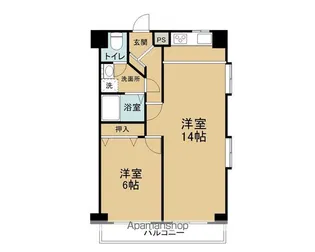 メゾン栗田【3階】の間取り