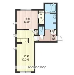 グランシーナ・オレオD【1階】の間取り