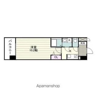SーRESIDENCE新町AGOG【503号室】の間取り