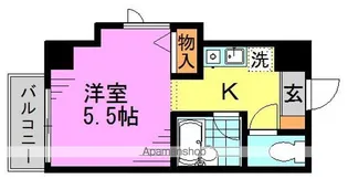 ロイヤルライオンヴィレッジ PART5【3階】の間取り