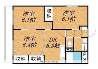 ブレインイケガミ【201号室】の間取り