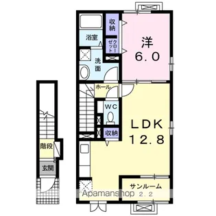 コッティ大泉【2階】の間取り