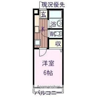 ワンズマンション【106号室】の間取り