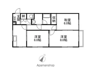 イーストタウン B棟【103号室】の間取り