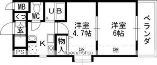 M’プラザ津田駅前十番館【201号室】の間取り