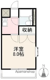 アクティブ福岡町【4階】の間取り
