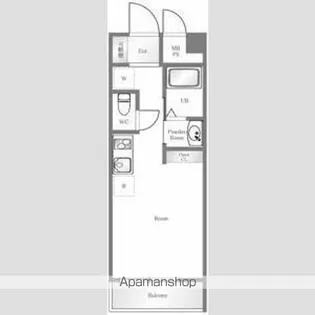 キャッスルマンション笹塚【10階】の間取り