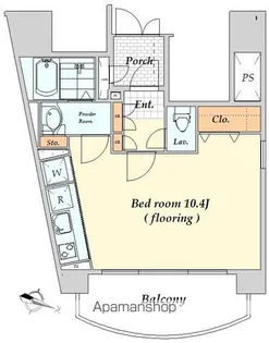 メイクスデザイン渋谷神泉【5階】の間取り