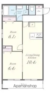 ビアーレ【2階】の間取り