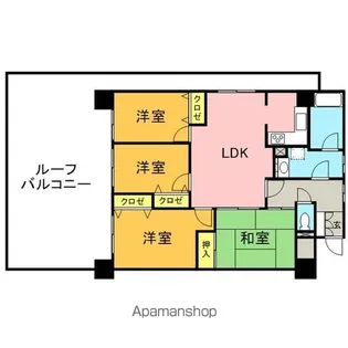 NEW8西新【2階】の間取り
