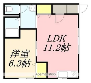 とぴあ館【201号室】の間取り