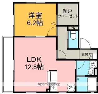 ウィンディアC【2階】の間取り