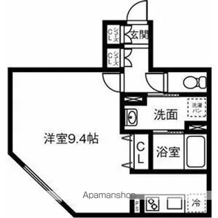 リヴシティ 中村公園【4階】の間取り