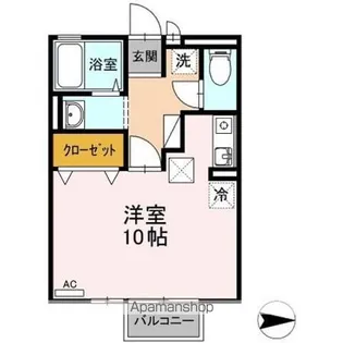 サンクレール沙羅【1階】の間取り