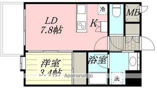 レガーロ千早【1003号室】の間取り