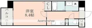 COLAS MIFUNE EAST【7階】の間取り