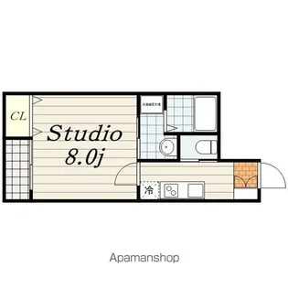 アンプレッセ【1階】の間取り