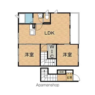 フレアコート【203号室】の間取り