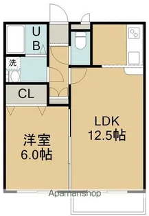 コンフォートパレス花園【1階】の間取り