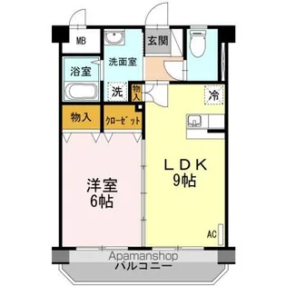 チェリーブラッサム【3階】の間取り