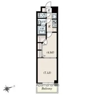 SーRESIDENCE神沢AFFORD【212号室】の間取り