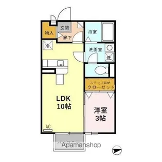 メゾン糺 B【2階】の間取り